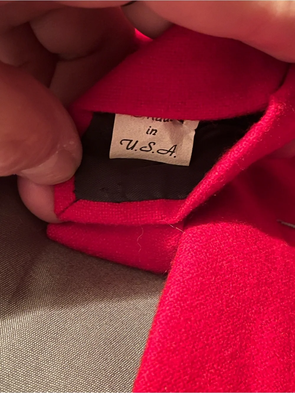 Pendleton Vintage Red Virgin Wool Tie